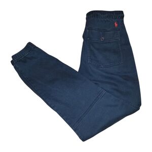 POLO Ralph Lauren Boy Cotton Joggers, 16, Navy, GUC,  Signs Of Wear